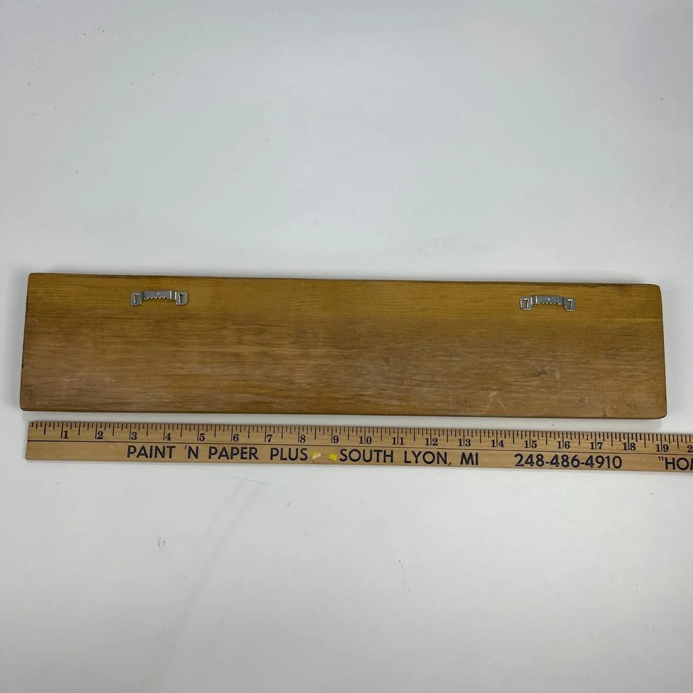 Rustic Wood Carved Teacher Wall Sign Plaque Apple Accent Distressed Teal 18 Inch